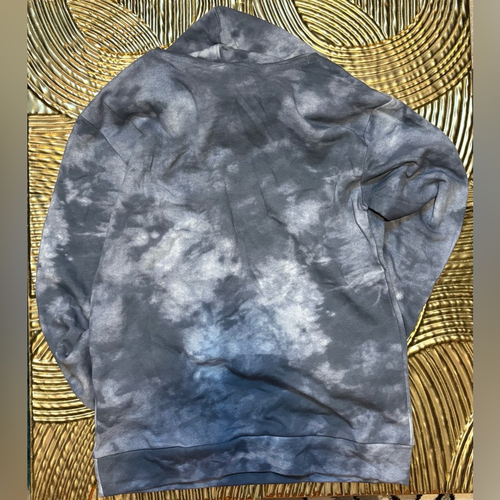 PUMA Boy's Blue Tie-Dye Hoodie - Picture 3 of 4
